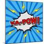 Ka-Pow! Comic Speech Bubble, Cartoon-jirawatp-Mounted Art Print