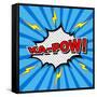 Ka-Pow! Comic Speech Bubble, Cartoon-jirawatp-Framed Stretched Canvas