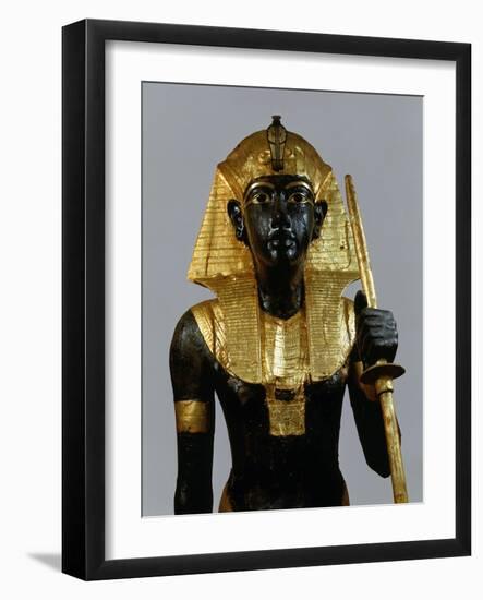 Ka Statue of Tutankhamun, c.1332-22 BC 18th Dynasty New Kingdom Egyptian Pharaoh-null-Framed Giclee Print