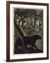 Kaa's Hunt, Illustration from 'The Jungle Book' by Rudyard Kipling-Maurice de Becque-Framed Giclee Print