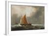 Kaag Close-Hauled in a Fresh Breeze, 1677-Willem Van De, The Younger Velde-Framed Giclee Print