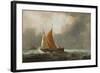 Kaag Close-Hauled in a Fresh Breeze, 1677-Willem Van De, The Younger Velde-Framed Giclee Print