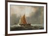 Kaag Close-Hauled in a Fresh Breeze, 1677-Willem Van De, The Younger Velde-Framed Giclee Print