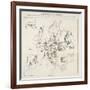 Kaart Van Europa [Map of Europe], 1859-null-Framed Giclee Print