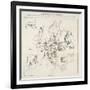 Kaart Van Europa [Map of Europe], 1859-null-Framed Giclee Print