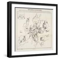 Kaart Van Europa [Map of Europe], 1859-null-Framed Giclee Print