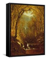 Kaaterskill Falls, 1871-Sanford Robinson Gifford-Framed Stretched Canvas