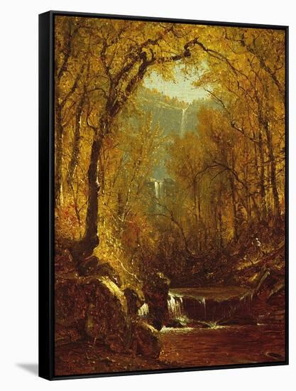 Kaaterskill Falls, 1871-Sanford Robinson Gifford-Framed Stretched Canvas