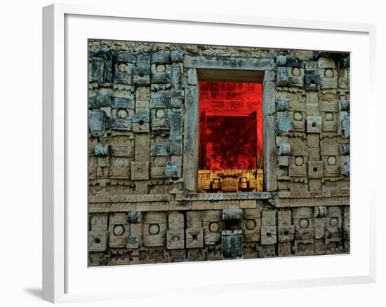 Kabah, God Chac, Yucatan, Mexico-Kenneth Garrett-Framed Photographic Print