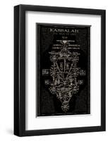 Kabbalah in Black II-null-Framed Art Print