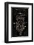 Kabbalah in Black II-null-Framed Art Print