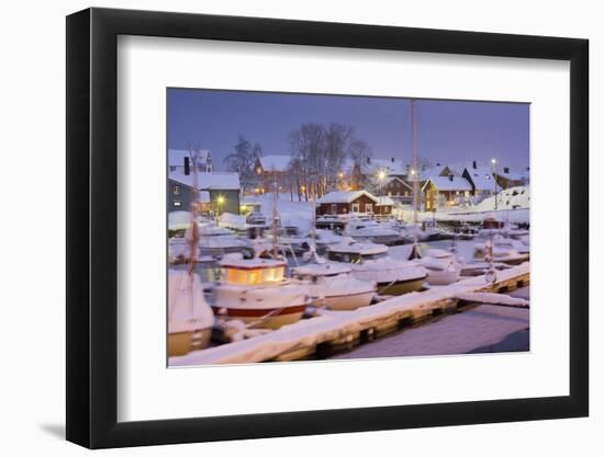 Kabelvag (Village), Austvagoya (Island), Lofoten, 'Nordland' (County), Norway-Rainer Mirau-Framed Photographic Print