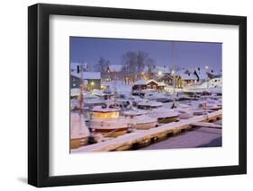 Kabelvag (Village), Austvagoya (Island), Lofoten, 'Nordland' (County), Norway-Rainer Mirau-Framed Photographic Print