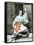 Kabuki Actor, 1901-Japanese Photographer-Framed Stretched Canvas