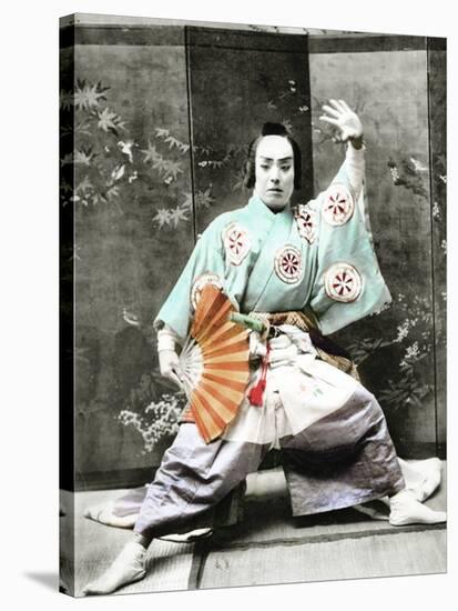 Kabuki Actor, 1901-Japanese Photographer-Stretched Canvas