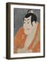 'Kabuki Actor Ichikawa Ebizo in the Play The Colored Reins of a Loving Wife', 1794-Tôshûsai Sharaku-Framed Giclee Print