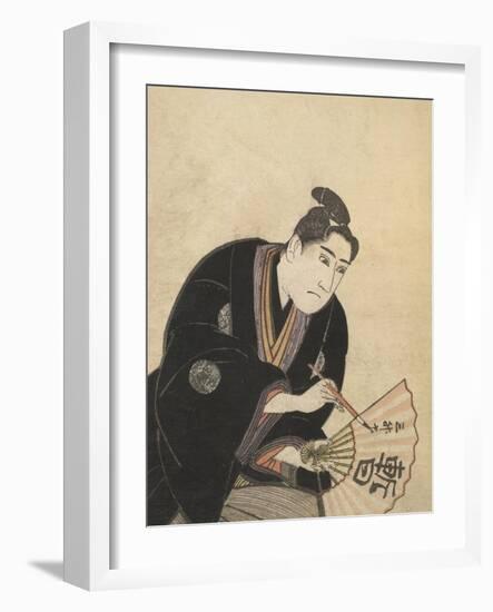 Kabuki Actor Writing On a Fan-Toyokuni Utagawa-Framed Giclee Print