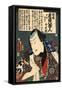 Kabuki Actor-Kunisada Utagawa-Framed Stretched Canvas