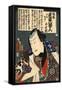 Kabuki Actor-Kunisada Utagawa-Framed Stretched Canvas