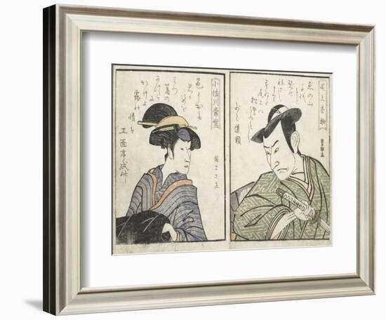 Kabuki Actors-Kitagawa Utamaro-Framed Giclee Print