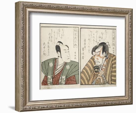 Kabuki Actors-Kitagawa Utamaro-Framed Giclee Print