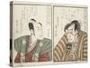 Kabuki Actors-Kitagawa Utamaro-Stretched Canvas