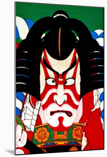 Kabuki Makeup-null-Mounted Giclee Print