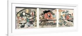 Kabuki Play, 1847-Toyokuni Utagawa-Framed Giclee Print