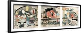 Kabuki Play, 1847-Toyokuni Utagawa-Framed Giclee Print