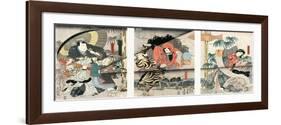 Kabuki Play, 1847-Toyokuni Utagawa-Framed Giclee Print