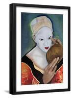 Kabuki, Tamasaburo as Izayoi-Stevie Taylor-Framed Giclee Print