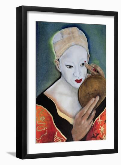 Kabuki, Tamasaburo as Izayoi-Stevie Taylor-Framed Giclee Print