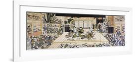 Kabuki Theatre Performance in Edo-null-Framed Giclee Print