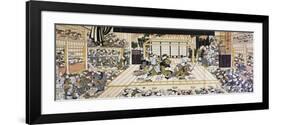 Kabuki Theatre Performance in Edo-null-Framed Giclee Print