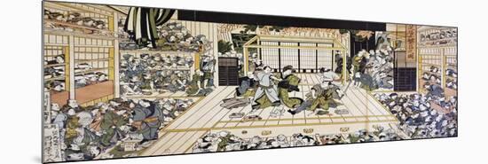 Kabuki Theatre Performance in Edo-null-Mounted Giclee Print