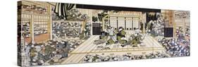 Kabuki Theatre Performance in Edo-null-Stretched Canvas