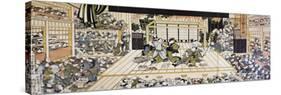 Kabuki Theatre Performance in Edo-null-Stretched Canvas