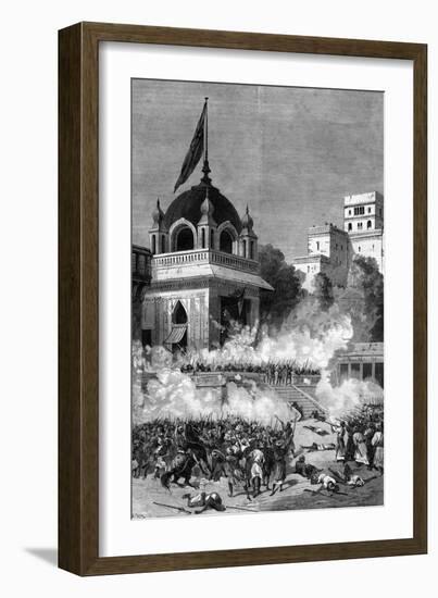 Kabul, Afghanistan, Attack on British Embassy 1879-Henri Meyer-Framed Art Print