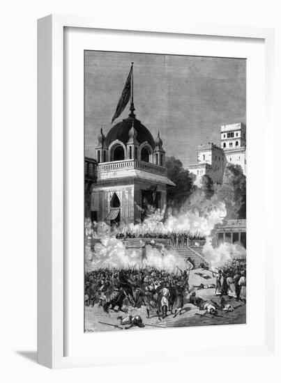 Kabul, Afghanistan, Attack on British Embassy 1879-Henri Meyer-Framed Art Print