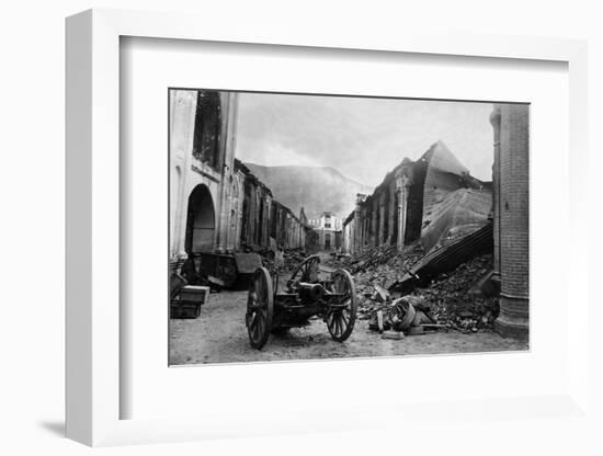 Kabul after Fighting-null-Framed Photographic Print