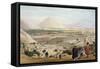 Kabul from the Citadel, Showing the Old Walled City, First Anglo-Afghan War 1838-1842-James Atkinson-Framed Stretched Canvas