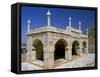 Kabul, Marble Pavilion in the Grounds of Babur's Garden Where His Tomb Lies in Kabul, Afghanistan-Antonia Tozer-Framed Stretched Canvas