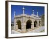 Kabul, Marble Pavilion in the Grounds of Babur's Garden Where His Tomb Lies in Kabul, Afghanistan-Antonia Tozer-Framed Photographic Print