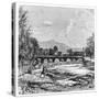 Kabul River, Afghanistan, 1895-null-Stretched Canvas