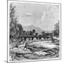 Kabul River, Afghanistan, 1895-null-Mounted Giclee Print