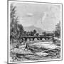 Kabul River, Afghanistan, 1895-null-Mounted Giclee Print