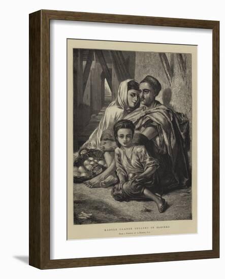 Kabyle Orange Sellers in Algiers-Alfred W. Elmore-Framed Giclee Print