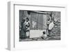 Kabyle weavers and native loom, Northern Algeria, 1912-Legrand-Framed Photographic Print