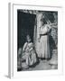 Kabyle women at the door of their dwelling near the Mediterranean coast, Algeria, 1912.-Kuhn-Framed Photographic Print