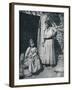 Kabyle women at the door of their dwelling near the Mediterranean coast, Algeria, 1912.-Kuhn-Framed Photographic Print